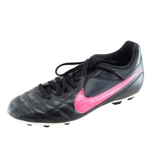 Nike Youth Girls Shoes Size 3.5 M Black Indoor Soccer Synthetic